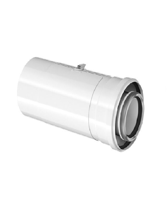 Bosch FC-CR60 Коаксіальний подовжувач з ревізійним отвором, DN 60/100, 230 мм (7738112617)  зображення 1