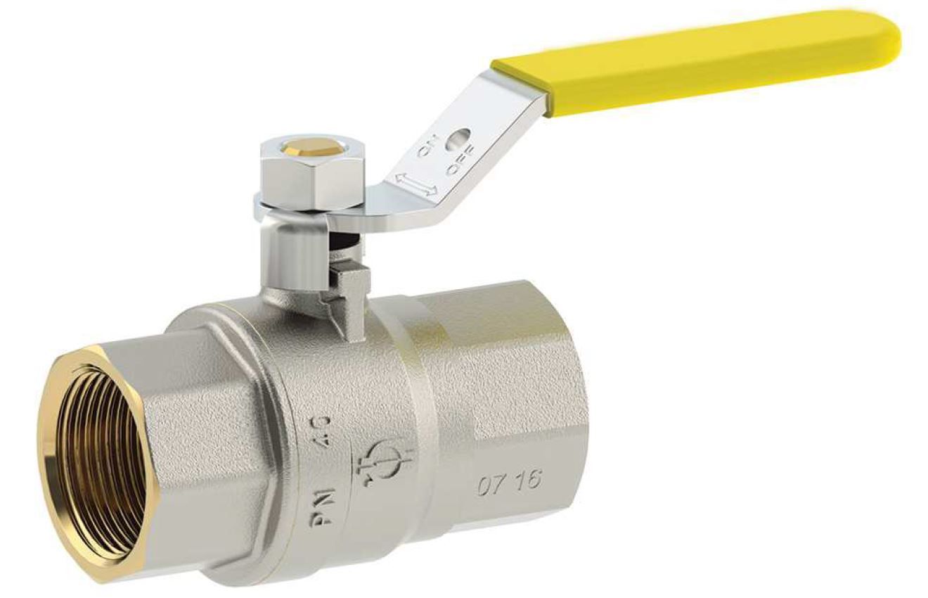 Кран латунный шаровой газовый Futurgas Ду20 (3/4") в/в рукоятка (8200R005) FIV  изображение 1